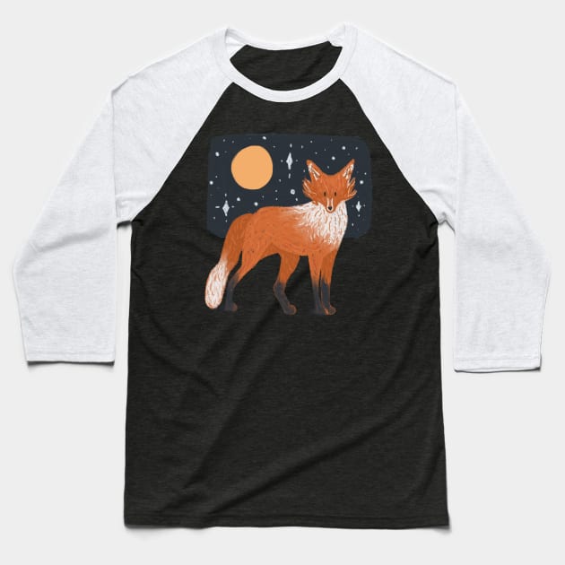 Little Fox Baseball T-Shirt by fernandaschallen